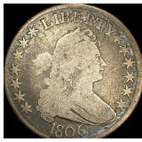 1806 Draped Bust Half Dollar NICELY CIRCULATED