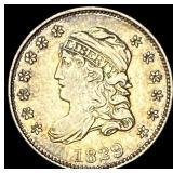 1829 Capped Bust Half Dime CLOSELY UNCIRCULATED