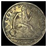 1873 Arrows Seated Liberty Half Dollar NEARLY  UN