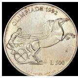 1992 San Marino Silver 500 Lire UNCIRCULATED