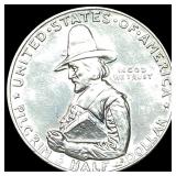 1920 Silver Pilgrim Tercentenary Half Dollar CLOSE