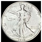 1918 Silver Half Dollar (Walking Liberty) CLOSELY