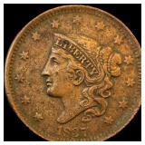 1837 Coronet Head Large Cent CHOICE AU
