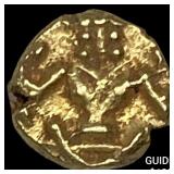 1600-1800 India .014oz Gold Fanam UNCIRCULATED