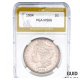 1904 Morgan Silver Dollar PGA MS66
