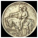 1925 Stone Mountain Silver Half Dollar NICELY CIRC