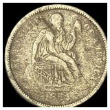 1864 Seated Liberty Dime LIGHTLY CIRCULATED