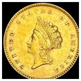1854 Gold $1 Indian Princess Head HIGH GRADE