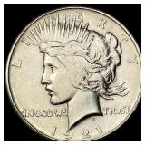 1921 Silver Peace Dollar CLOSELY UNCIRCULATED