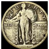 1925-D Silver Standing Liberty Quarter LIGHTLY CIR
