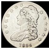 1834 Capped Bust Half Dollar NEARLY UNCIRCULATED