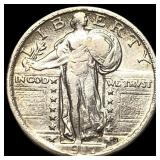 1917 Type 1 Standing Liberty Quarter NEARLY UNCIRC