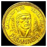 Gold Caciques de Venezuela-Paramacay HIGH GRADE