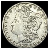 1901-S Silver Morgan Dollar ABOUT UNCIRCULATED