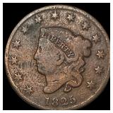 1825 Coronet Head Large Cent LIGHTLY CIRCULATED