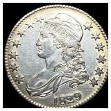 1829 Capped Bust Half Dollar CLOSELY UNCIRCULATED
