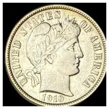 1910 Barber Dime CLOSELY UNCIRCULATED