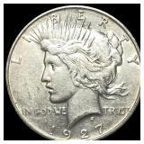 1927-S Silver Peace Dollar CLOSELY UNCIRCULATED