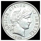 1904 Silver Barber Dime CLOSELY UNCIRCULATED