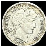 1903-S Silver Barber Dime NEARLY UNCIRCULATED