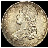 1836 Capped Bust Half Dollar CLOSELY UNCIRCULATED
