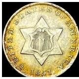 1851 Silver Three-Cent Piece UNCIRCULATED