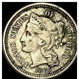 1865 Nickel Three-Cent Piece UNCIRCULATED