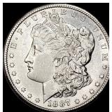 1887-S Silver Morgan Dollar CLOSELY UNCIRCULATED
