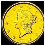 1851 Gold $1 Type 1 CLOSELY UNCIRCULATED