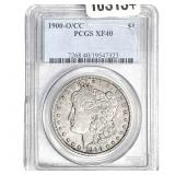 1900-O/CC Morgan Silver Dollar PCGS XF40
