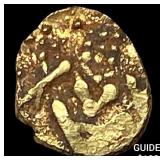 1600-1800 India .014oz Gold Fanam UNCIRCULATED