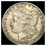 1891-CC Silver Morgan Dollar HIGH GRADE