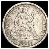 1877-CC Silver Seated Liberty Dime  UNCIRCULATED