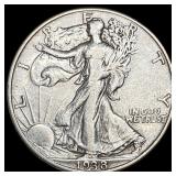 1938-D Walking Liberty Half Dollar CLOSELY  UNCIR