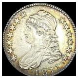 1811 Capped Bust Half Dollar NEARLY UNCIRCULATED
