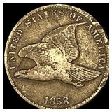1858 Copper-Nickel Flying Eagle Cent HIGH GRADE