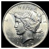1922 Silver Peace Dollar UNCIRCULATED