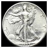 1933-S Silver Walking Liberty Half Dollar CLOSELY