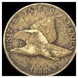 1858 Copper-Nickel Flying Eagle Cent HIGH GRADE
