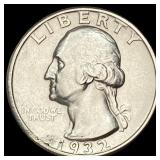 1932-D Silver Washington Quarter CLOSELY UNCIRCULA