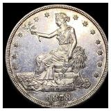 1878-S Silver Trade Dollar CLOSELY UNCIRCULATED
