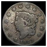 1822 Large Cent NICELY CIRCULATED