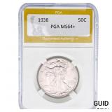 1938 Walking Liberty Half Dollar PGA MS64+