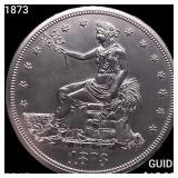 1873 Silver Trade Dollar GEM PROOF
