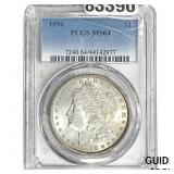 1896 Morgan Silver Dollar PCGS MS64