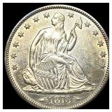 1873 Arrows Seated Liberty Half Dollar CLOSELY UNC