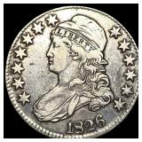 1826 Capped Bust Half Dollar CLOSELY UNCIRCULATED