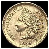 1859 Copper-Nickel Indian Head Cent CLOSELY UNCIRC