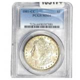 1881-CC Morgan Silver Dollar PCGS MS64