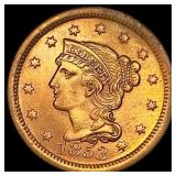 1853 Braided Hair Large Cent HIGH GRADE